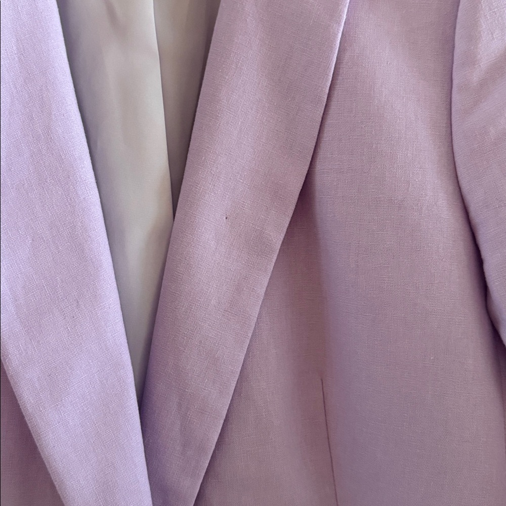 J. Crew Lavender Single-Button Blazer - image 3